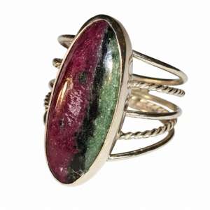 anillo-5-aros-plata-rubi-zoisita-1-silverboat.es