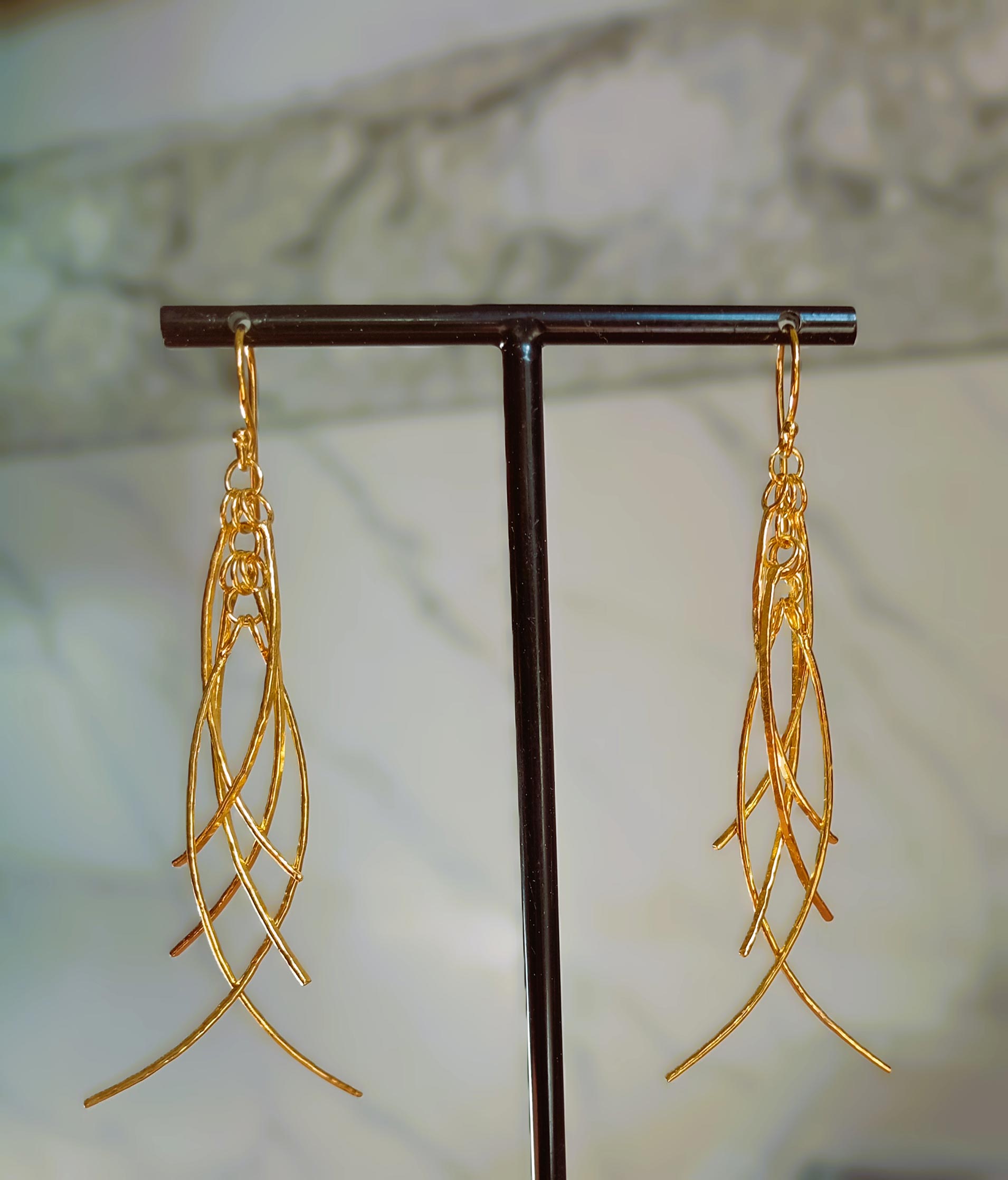 pendientes-pluma-oro-silverboat.es