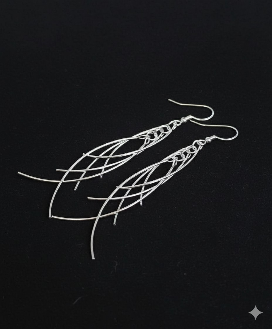 Pendientes_largos_en-plata_ de_ley_925-silverboat.es