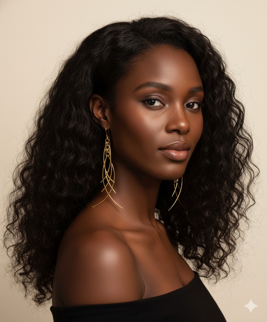 Pendientes_largos_en_oro_y_plata_de_ley_925_con_modelo_lado