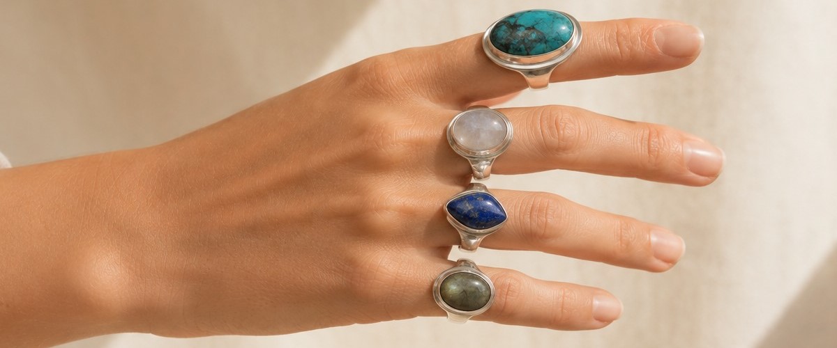 Anillos piedras preciosas